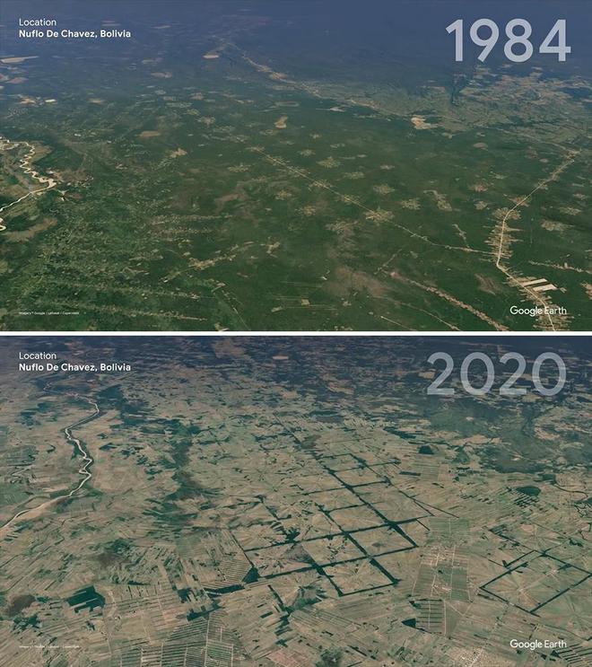 威斯尼斯人wns888官网版12张30年前后卫星图像对比图变化触目惊心！(图7)