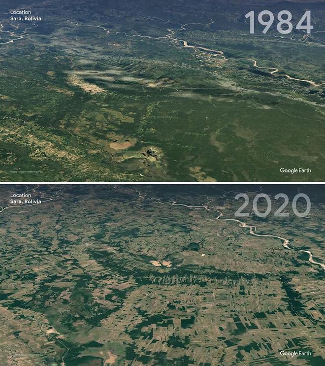 威斯尼斯人wns888官网版12张30年前后卫星图像对比图变化触目惊心！(图11)